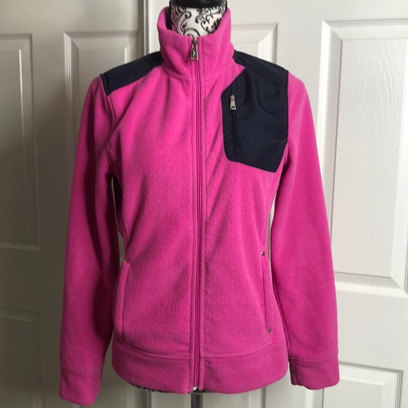 Lauren Ralph Lauren Jackets & Blazers - Lauren Ralph Lauren Sport Pink Blue Pockets Zip S Warm Fuzzy